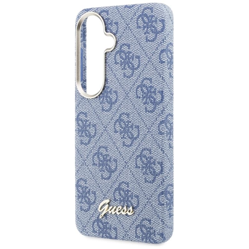 Guess 4G Script MagSafe - Samsung Galaxy S26 Case (Blue) 6
