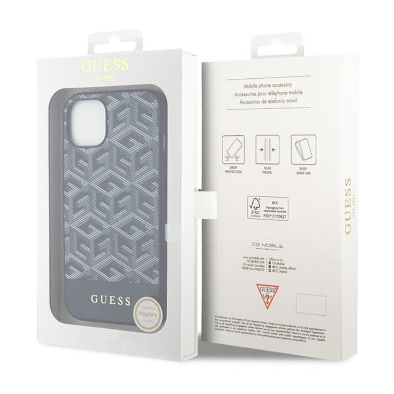 Guess GCube Stripes MagSafe - Case for iPhone 14 Plus (Black) 8