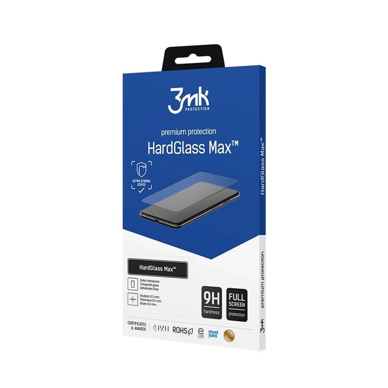3mk HardGlass Max - Tempered Glass for iPhone Air (Black) 1