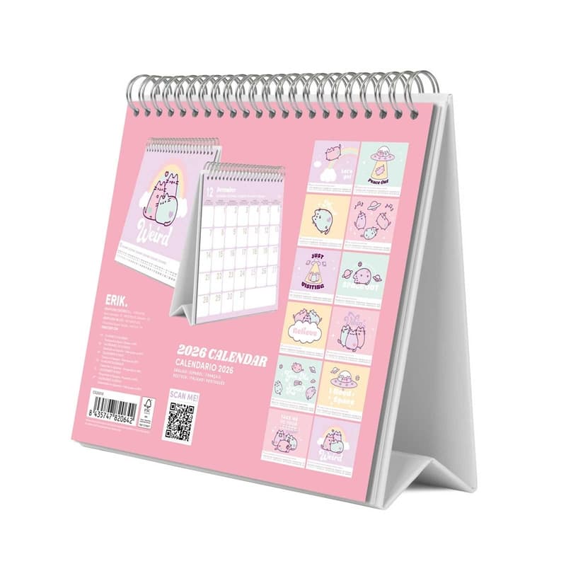 Pusheen - Desk Calendar 2026 17x20 cm 4
