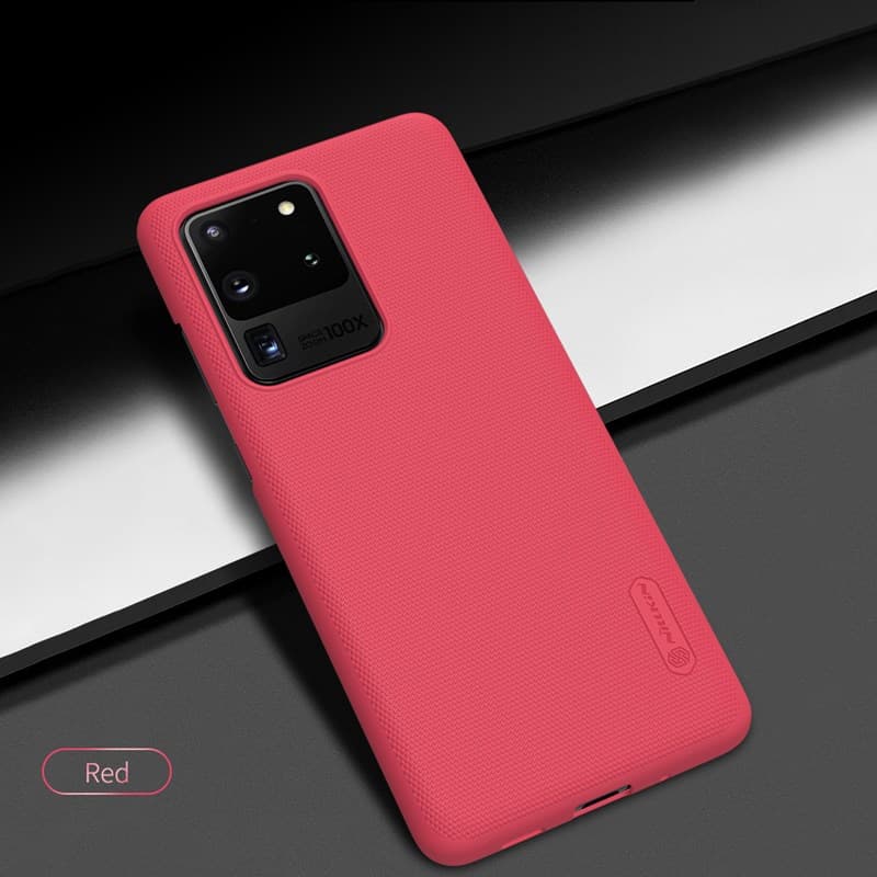 Nillkin Super Frosted Shield - Case for Samsung Galaxy S20 Ultra (Bright Red) 7