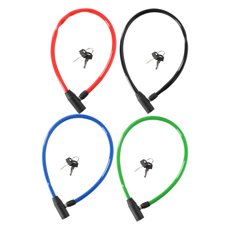 Dunlop - Cable, anti-theft bicycle lock (green) 3