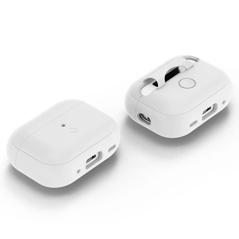 Spigen Silicone Fit Strap - Case for Apple AirPods Pro 1 / 2 (White / Grey) 6