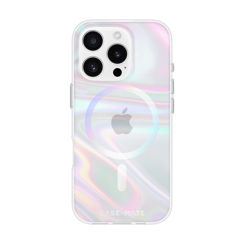 Case-Mate Soap Bubble MagSafe - Case for iPhone 16 Pro (Iridescent) 2
