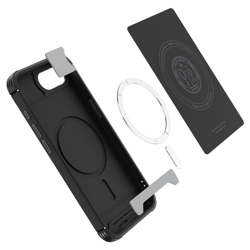 Spigen Core Armor Mag MagSafe - Case for iPhone 17e / 16e (Matte Black) 8