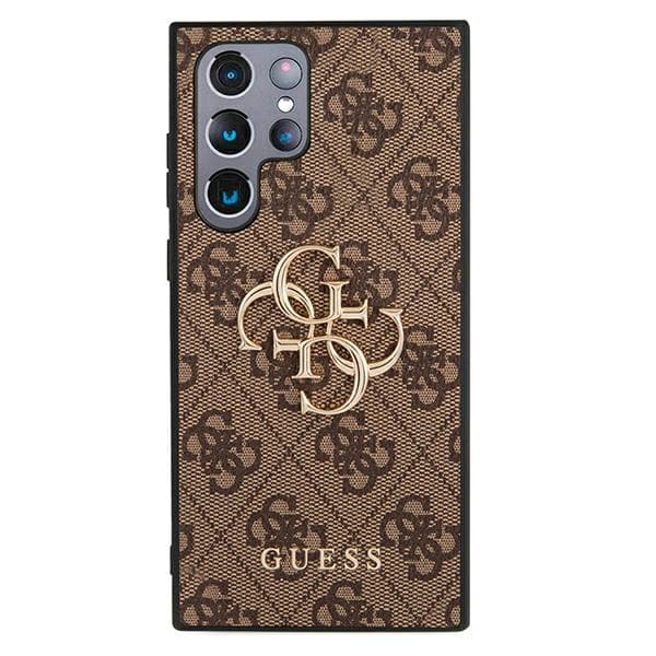 Guess 4G Big Metal Logo - Sasmung Galaxy S22 Ultra (Brown) 3
