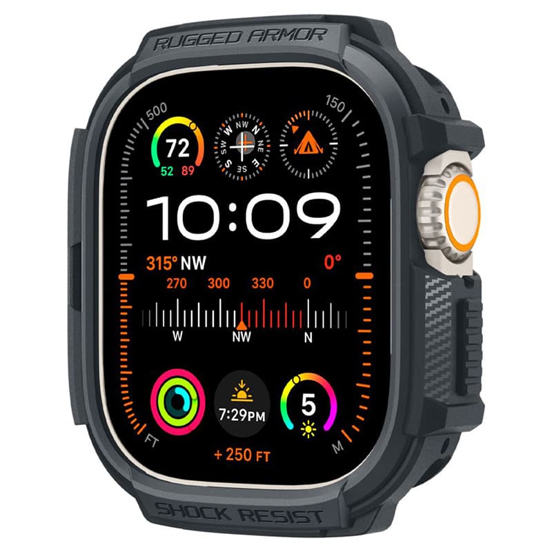 Spigen Rugged Armor - Case for Apple Watch Ultra 1/2 49 mm (Dark Grey) 2
