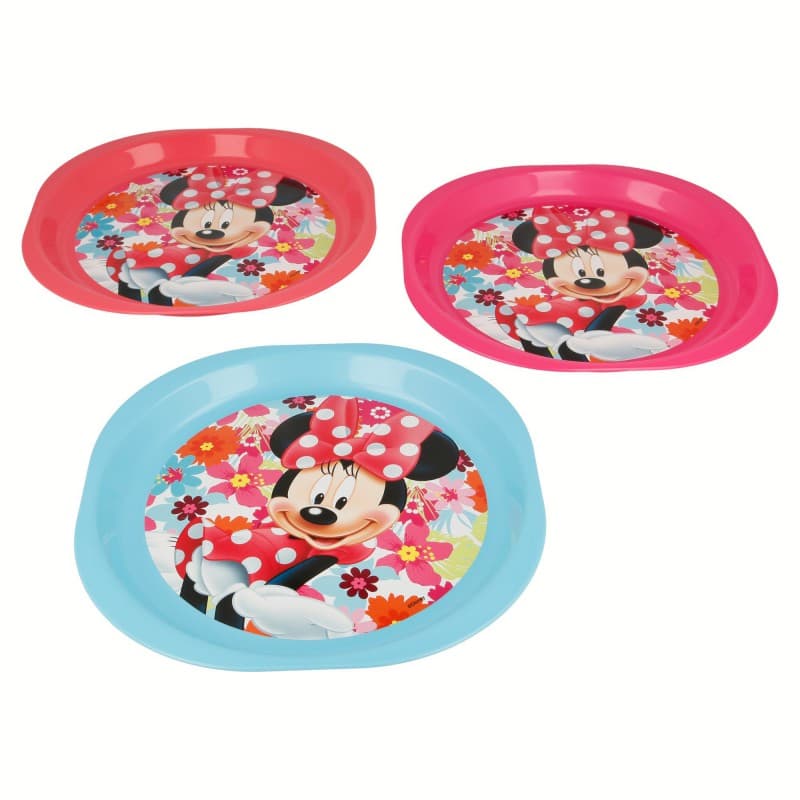 Minnie Mouse - Set of 3 picnic plates 3