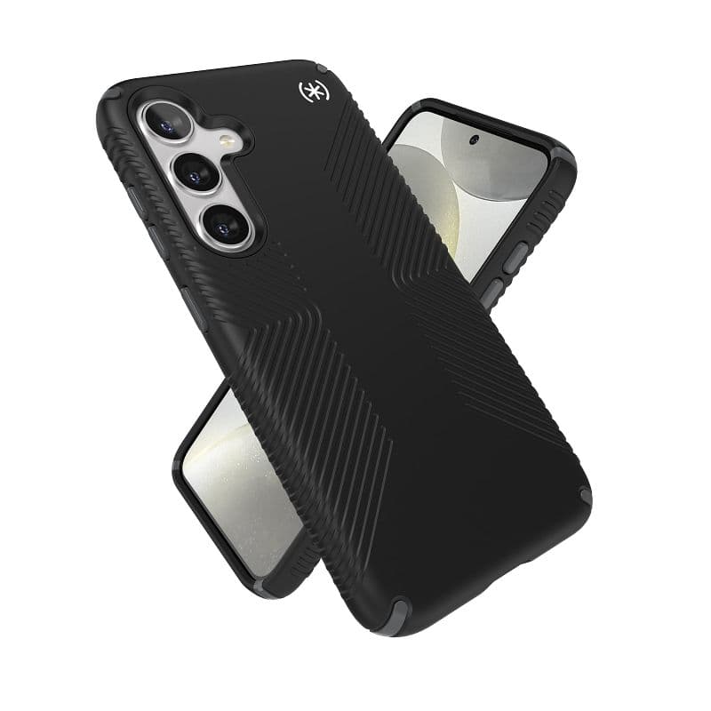 Speck Presidio2 Grip - Samsung Galaxy S24 Case (Black/Slate Gray/White) 8