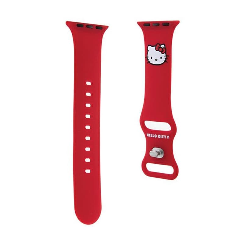 Hello Kitty Silicone Kitty Head - Strap for Apple Watch 38/40/41 mm (red) 3
