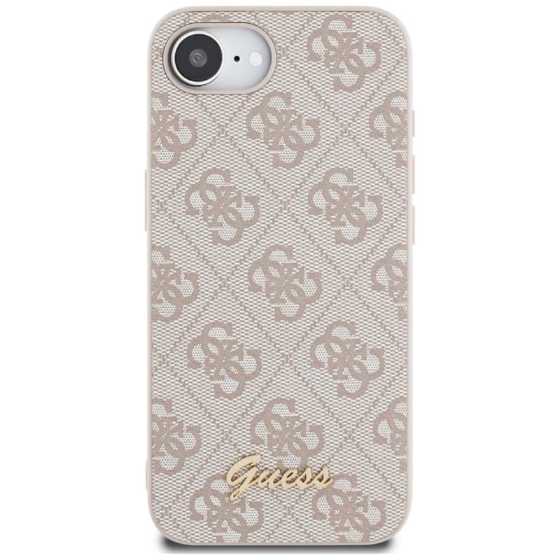 Guess 4G Script Logo MagSafe - Case for iPhone 16e (pink) 2