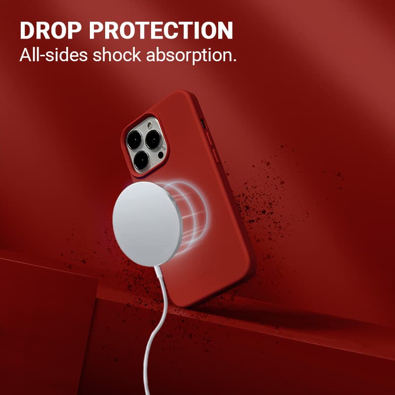 Crong Color Cover Magnetic - iPhone 13 Pro MagSafe Case (Red) 3