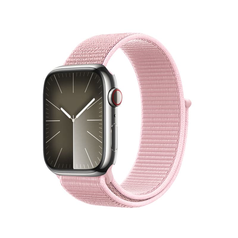 Crong Nylon - Sport Band for Apple Watch 38/40/41/42 mm (Powder Pink) 4