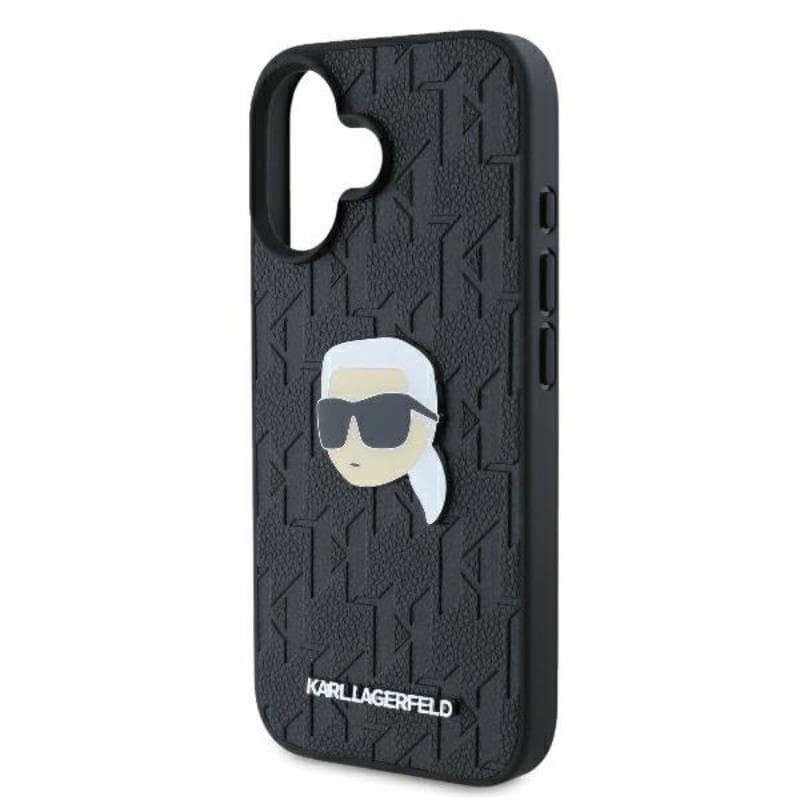 Karl Lagerfeld Monogram Karl Head Pin - Case for iPhone 16 (black) 6