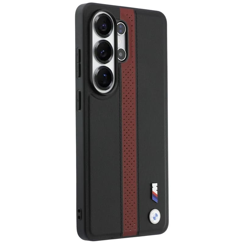 BMW M Perforated Stripe Logo MagSafe - Samsung Galaxy S26 Ultra Case (Red) 4