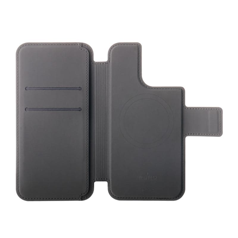 PURO Folio MagSafe Case - Case 2in1 for iPhone 14 Pro / 13 Pro (Black) 6