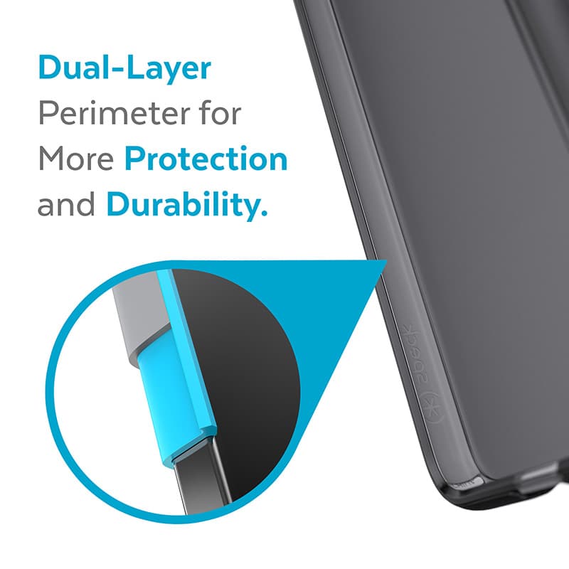 Speck Presidio Perfect-Mist - Case for Samsung Galaxy S22+ with MICROBAN (Obsidian) 4