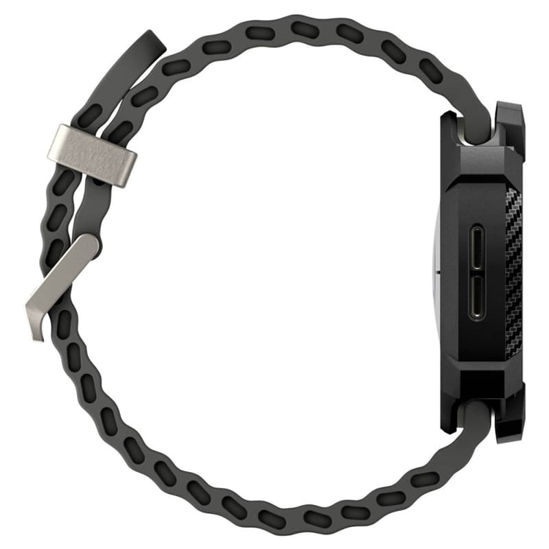 Spigen Rugged Armor - Case for Samsung Galaxy Watch 8 44 mm (Matte Black) 7