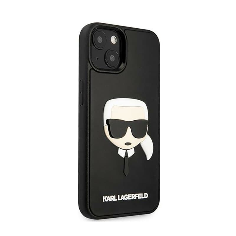 Karl Lagerfeld 3D Rubber Karl's Head - Case for iPhone 14 Plus (Black) 4