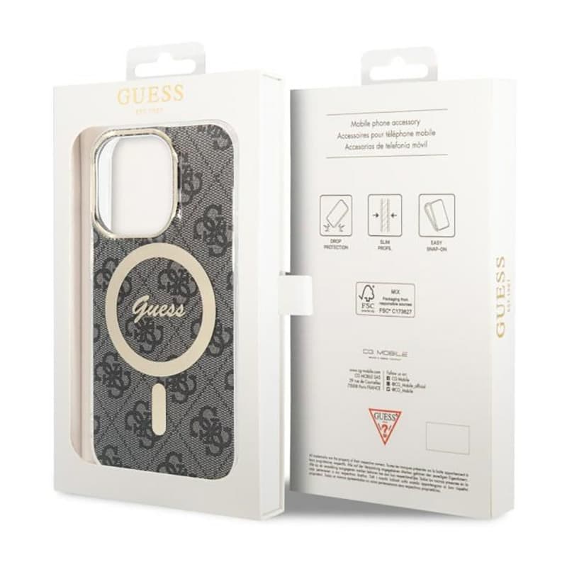Guess 4G MagSafe - Case for iPhone 14 Pro (Black) 7