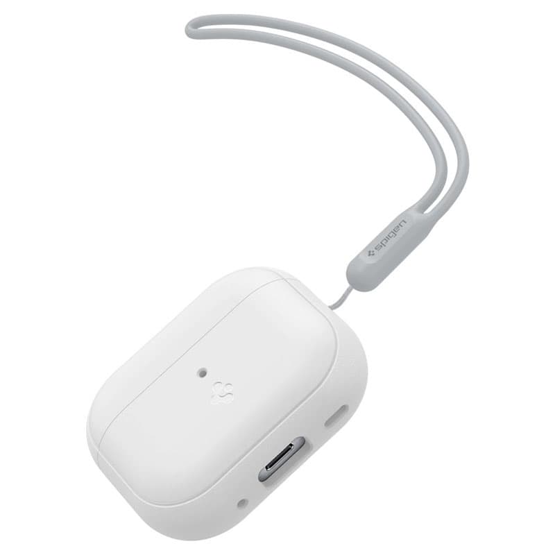 Spigen Silicone Fit Strap - Case for Apple AirPods Pro 1 / 2 (White / Grey) 7