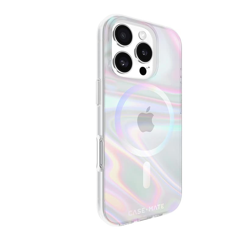 Case-Mate Soap Bubble MagSafe - Case for iPhone 16 Pro (Iridescent) 3