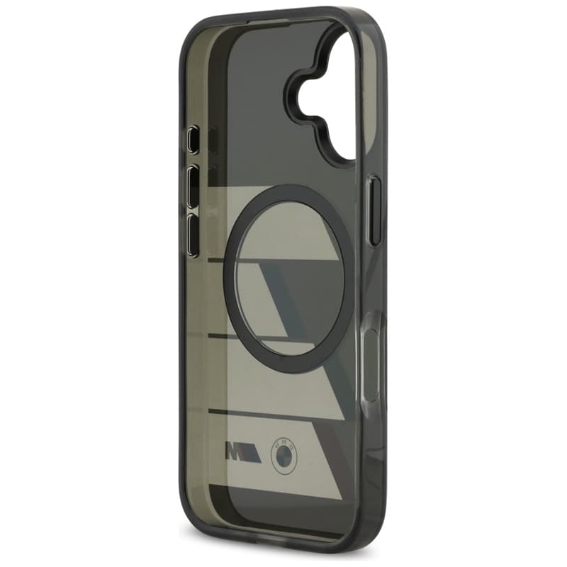 BMW M IML Metal Buttons Tricolor Lines MagSafe - Case iPhone 17 (anthracite) 7