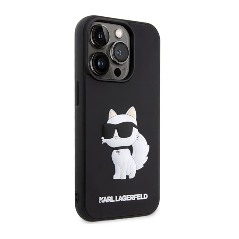 Karl Lagerfeld 3D Rubber NFT Choupette - Case for iPhone 14 Pro (Black) 4