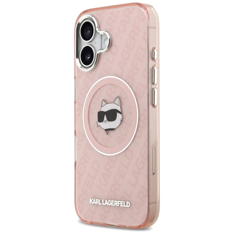 Karl Lagerfeld IML Choupette Head Logo MagSafe - Case for iPhone 17 (pink) 2