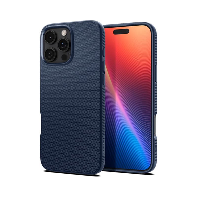 Spigen Liquid Air - Case for iPhone 16 Pro Max (Navy Blue)