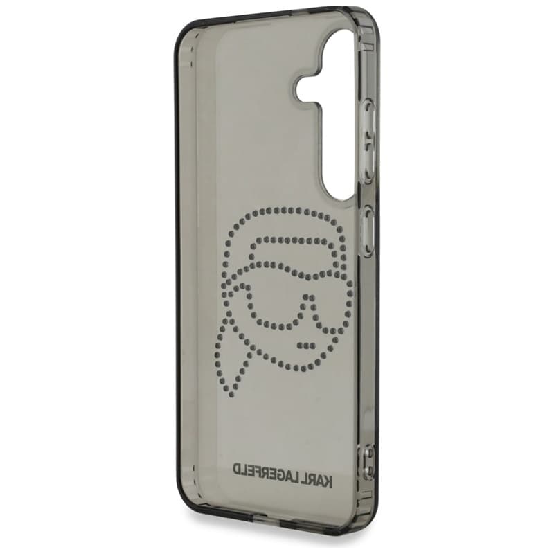 Karl Lagerfeld Rhinestones Karl Head Logo - Case for Samsung Galaxy S25 (Black) 7