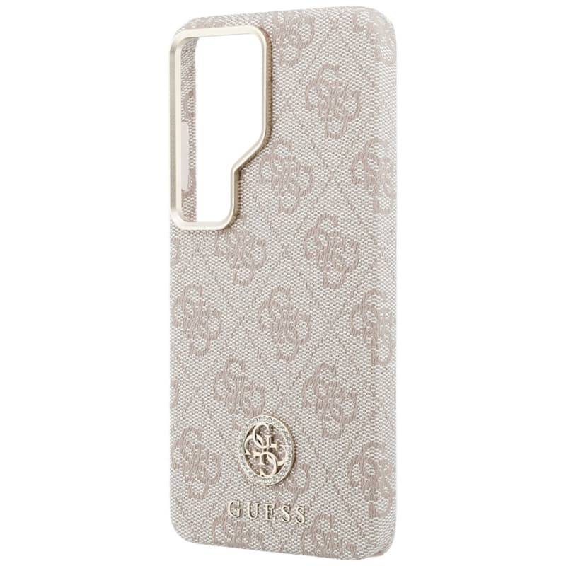 Guess 4G Rhinestone Round Logo MagSafe - Samsung Galaxy S26 Ultra Case (Pink) 6
