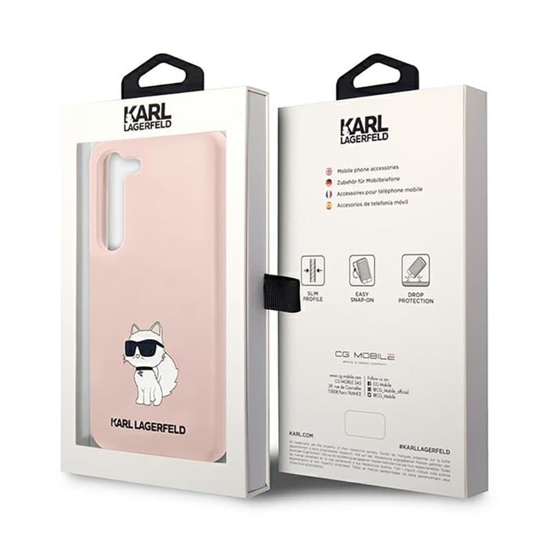 Karl Lagerfeld Silicone NFT Choupette - Case for Samsung Galaxy S23 (Pink) 8