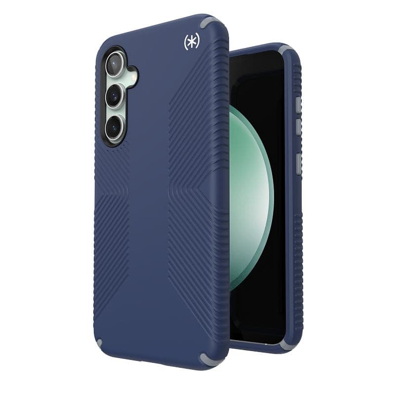 Speck Presidio2 Grip - Samsung Galaxy S23 FE Case (Coastal Blue/Black/White) 8
