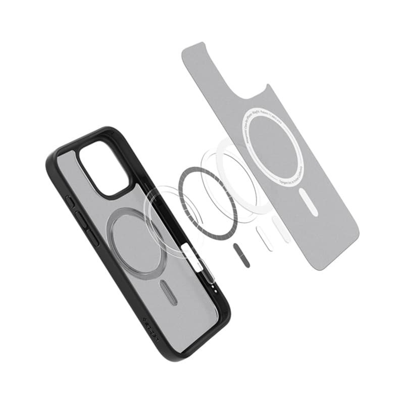Spigen Ultra Hybrid Mag MagSafe - Case for iPhone 16 Pro Max (Frost Black) 4