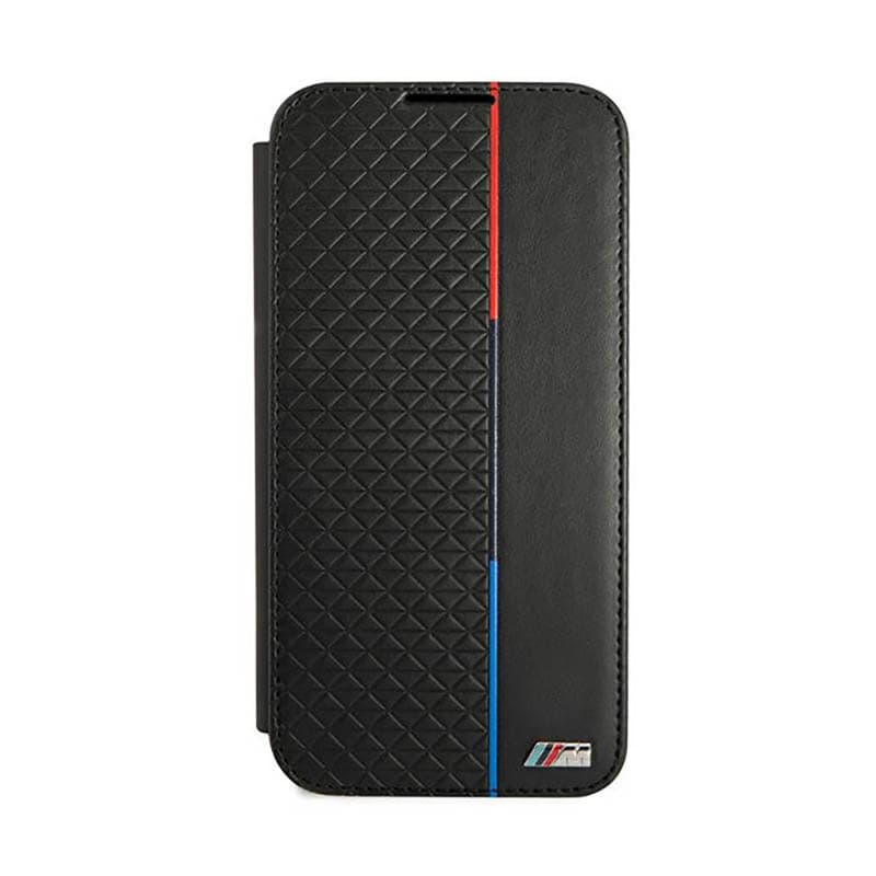 BMW Booktype M Collection Triangles - Case for Samsung Galaxy S22+ (Black) 2