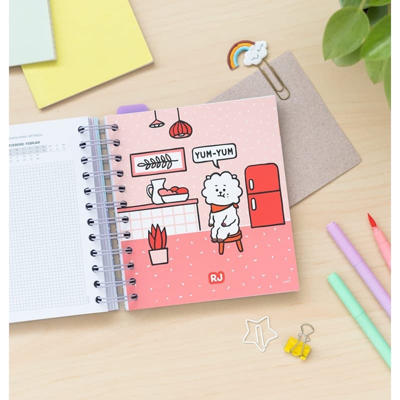 BT21 - Calendar for the school year 2021/2022 (blue) 5