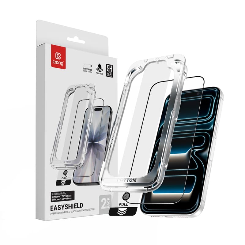 Crong EasyShield 2-Pack - Tempered Glass iPhone 17 Pro Max / iPhone 16 Pro Max (2 pieces)