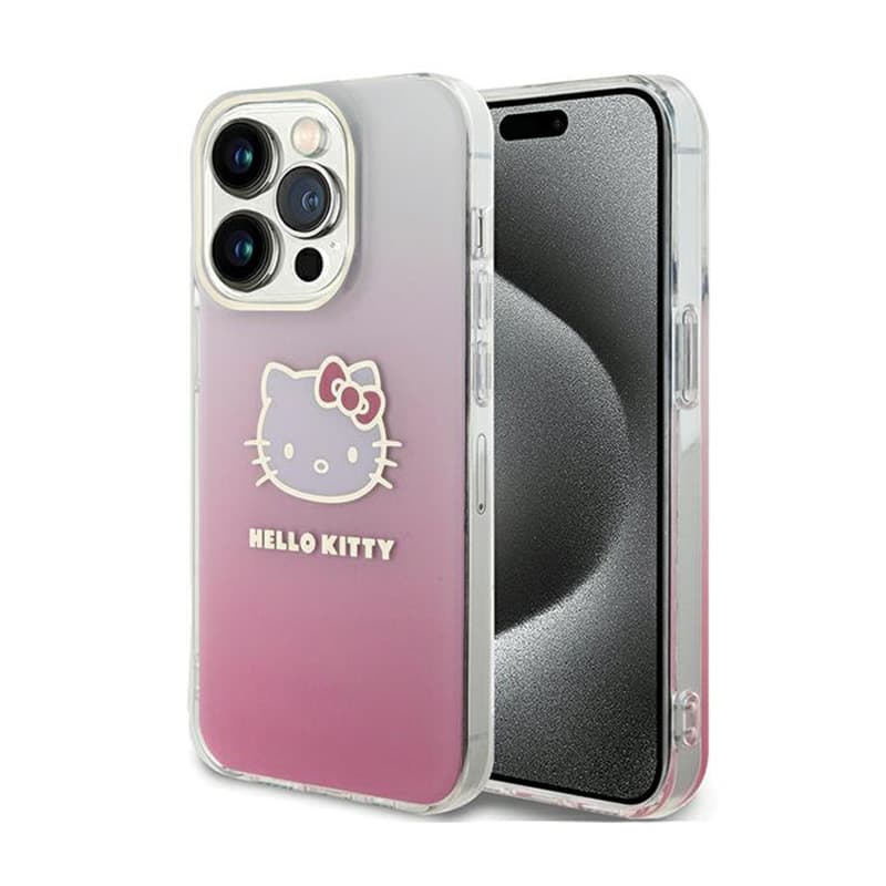 Hello Kitty IML Gradient Electrop Kitty Head - Case iPhone 13 Pro (pink) 1