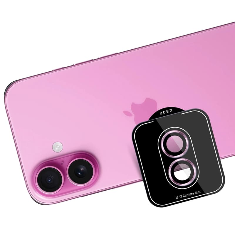 3mk Lens Protection Pro - Camera Lens Glass for iPhone 17 (Light Purple) 2