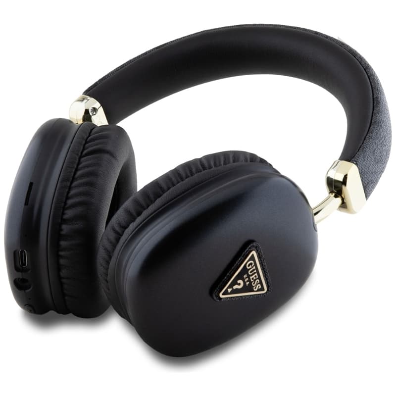 Guess 4G Triangle Logo - Wireless Over-Ear Headphones Bluetooth V5.3 (black) 2