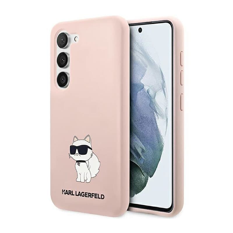 Karl Lagerfeld Silicone NFT Choupette - Case for Samsung Galaxy S23+ (Pink) 1