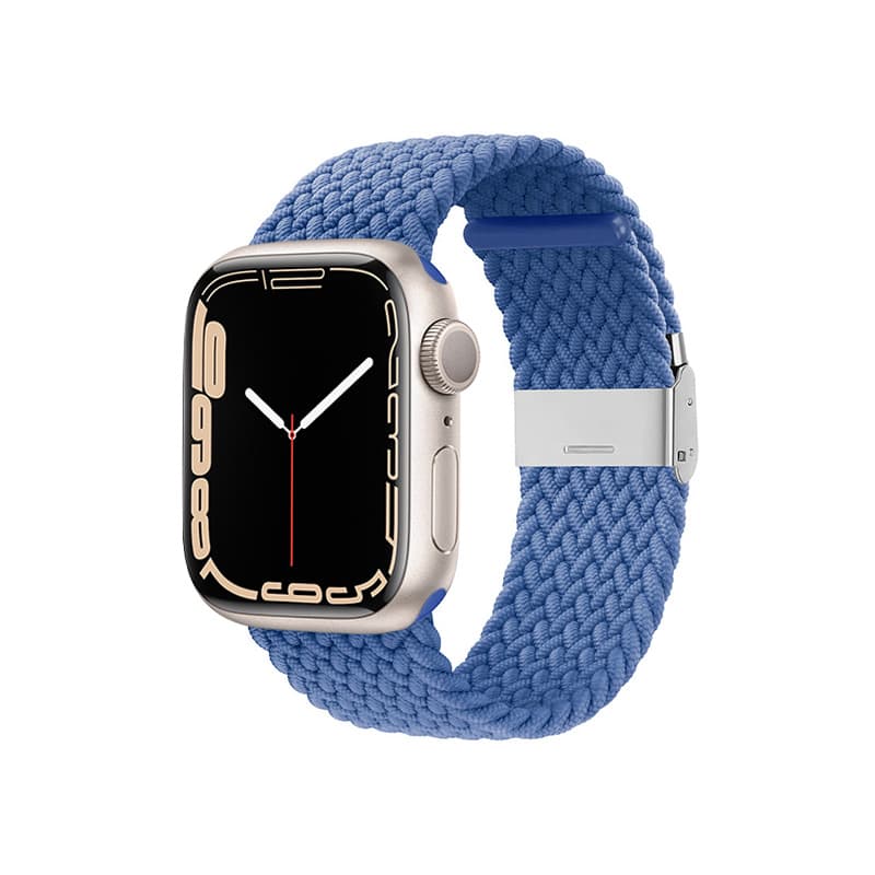 Crong Wave Band – Braided Apple Watch Strap 44/45/46/49mm (Blue) 5