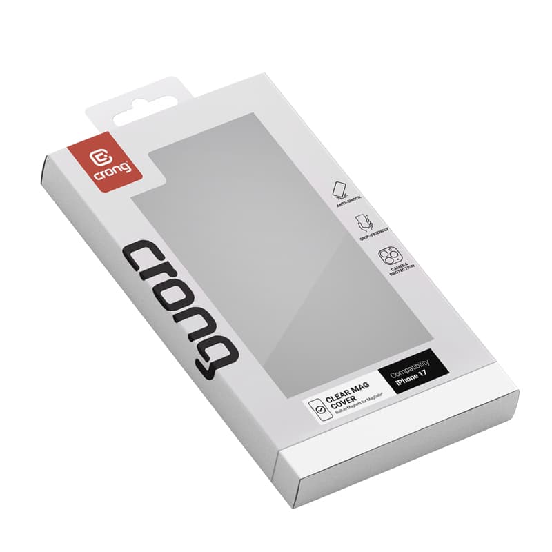 Crong Clear MAG Cover - MagSafe iPhone 17 Case (Clear) 6