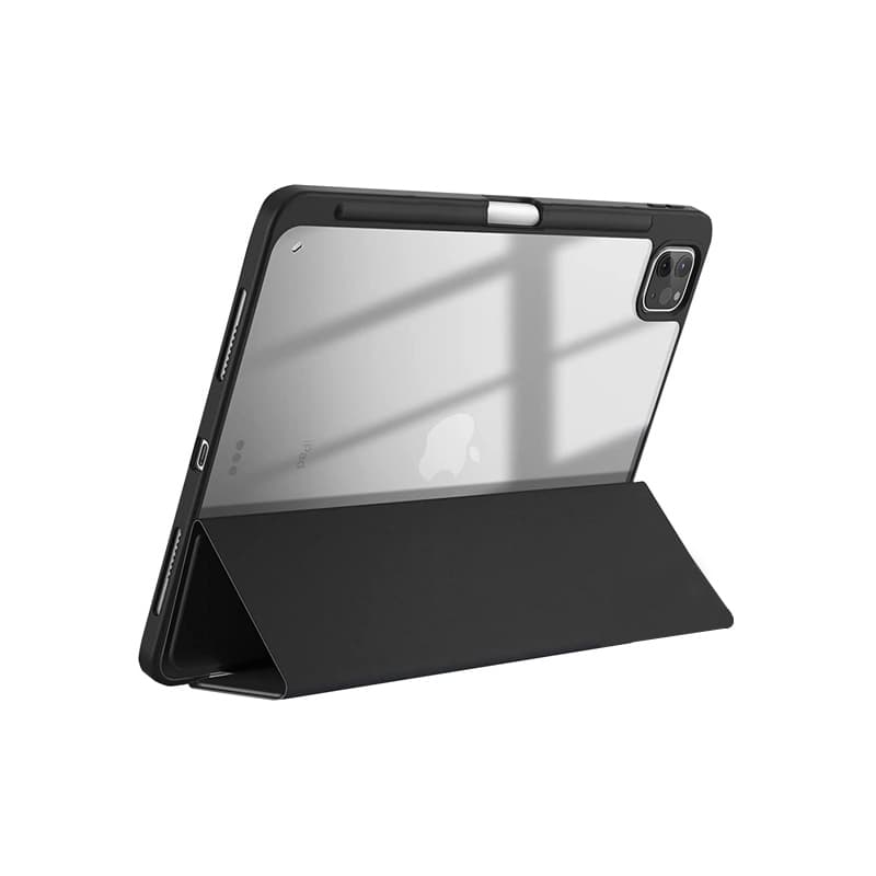 Crong PrimeFolio – Case for iPad Air 11” (2026-2024) / iPad Air 10.9” (5th-4th gen.) / iPad Pro 11" (2022-2021) (Black/Clear) 4