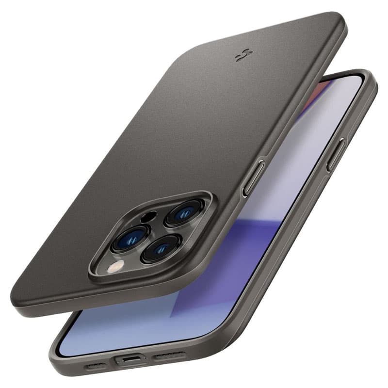 Spigen Thin Fit - Case for iPhone 14 Pro Max (Gunmetal) 5