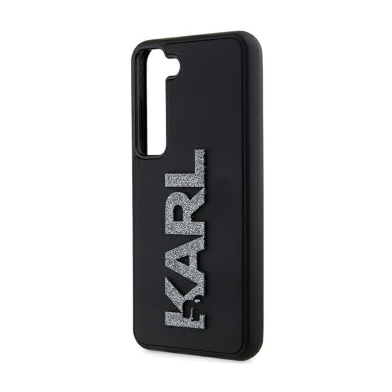 Karl Lagerfeld 3D Rubber Glitter Logo - Samsung Galaxy S23+ Case (black) 6