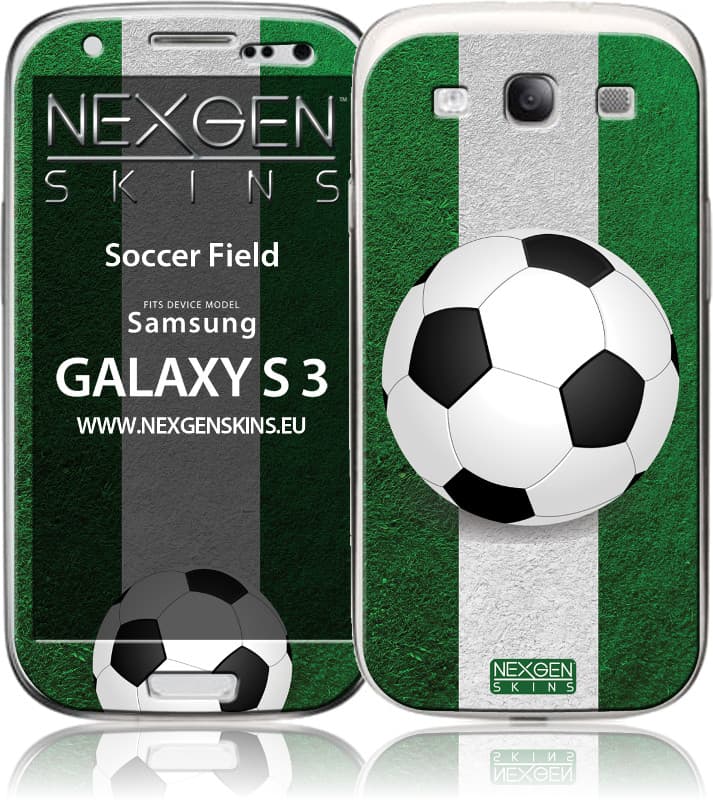 Nexgen Skins with 3D effect for Samsung Galaxy S3 (Soccer Field 3D) 1