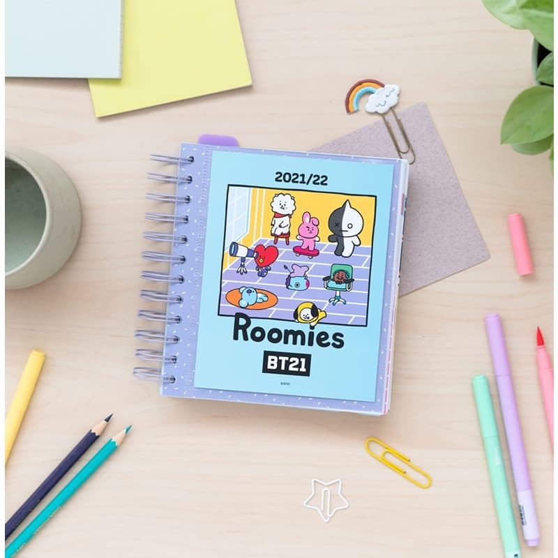 BT21 - Calendar for the school year 2021/2022 (blue) 6