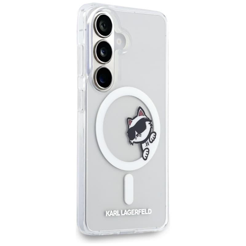 Karl Lagerfeld IML Peekaboo Choupette MagSafe - Case for Samsung Galaxy S26+ (transparent) 4